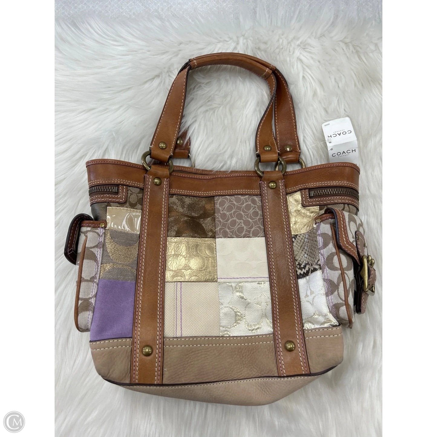 Handbag Designer By Coach, Size: Medium