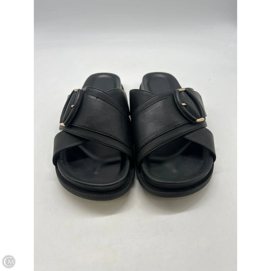 Sandals Flats By Mia In Black, Size: 7.5