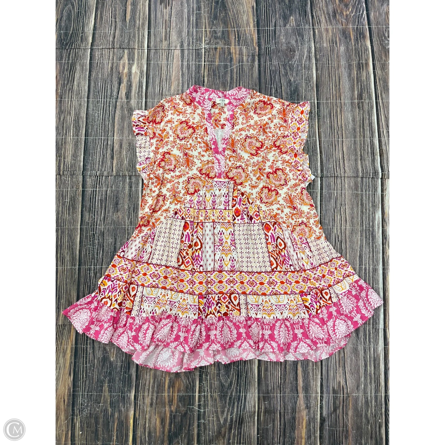 Dress Casual Short By Umgee In Pink, Size: M