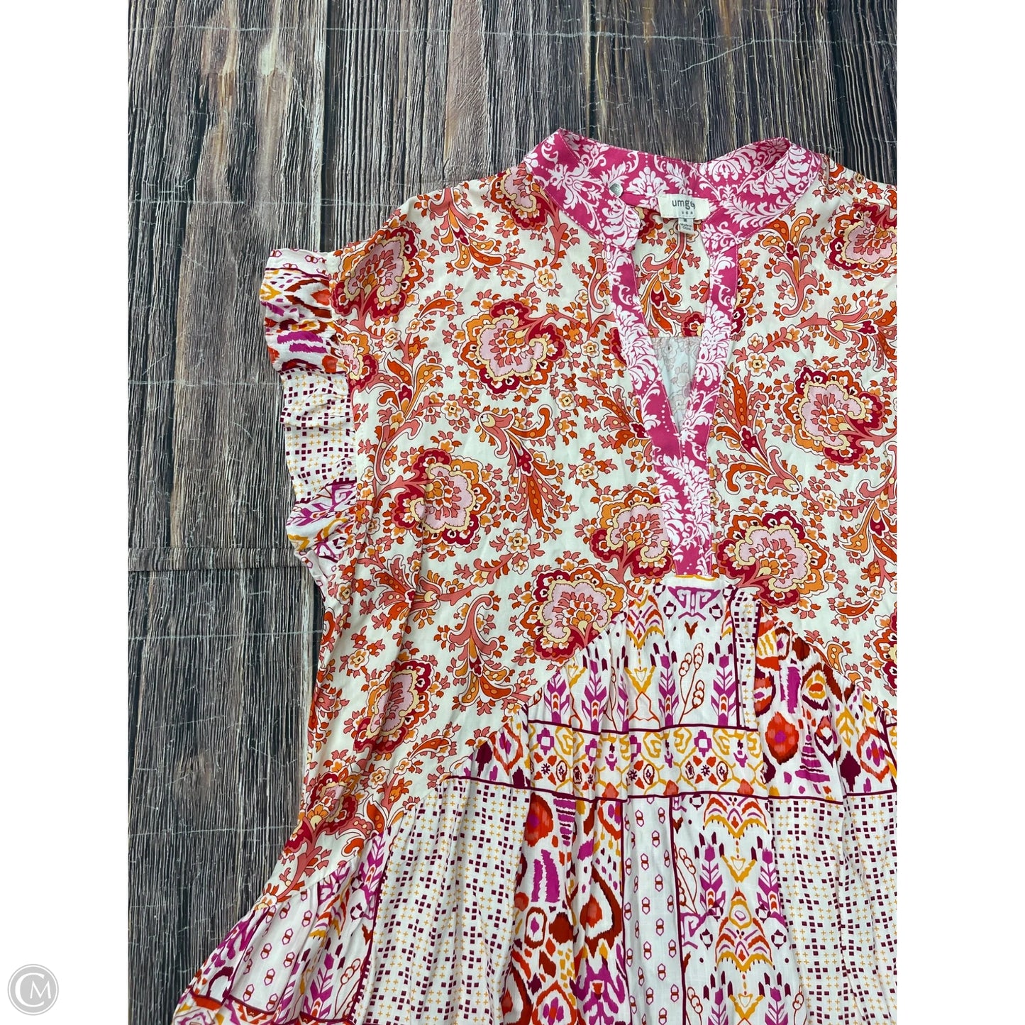 Dress Casual Short By Umgee In Pink, Size: M