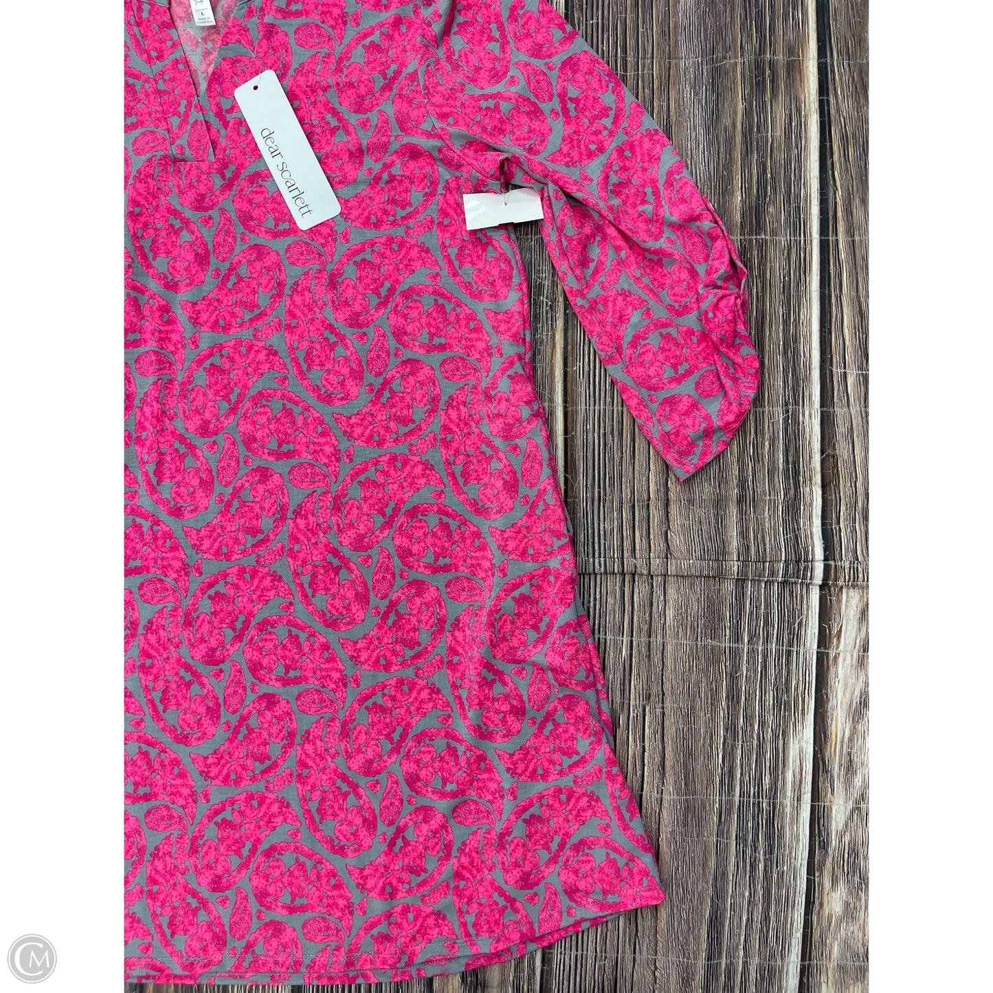 Dress Casual Short By Dear Scarlett In Pink, Size: L