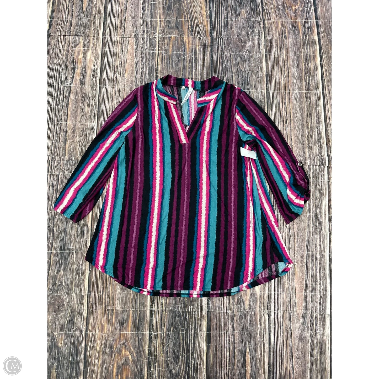 Top Long Sleeve By Dear Scarlett In Purple, Size: M