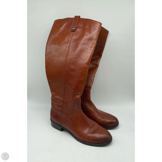 Boots Knee Flats By Inc In Brown, Size: 8.5
