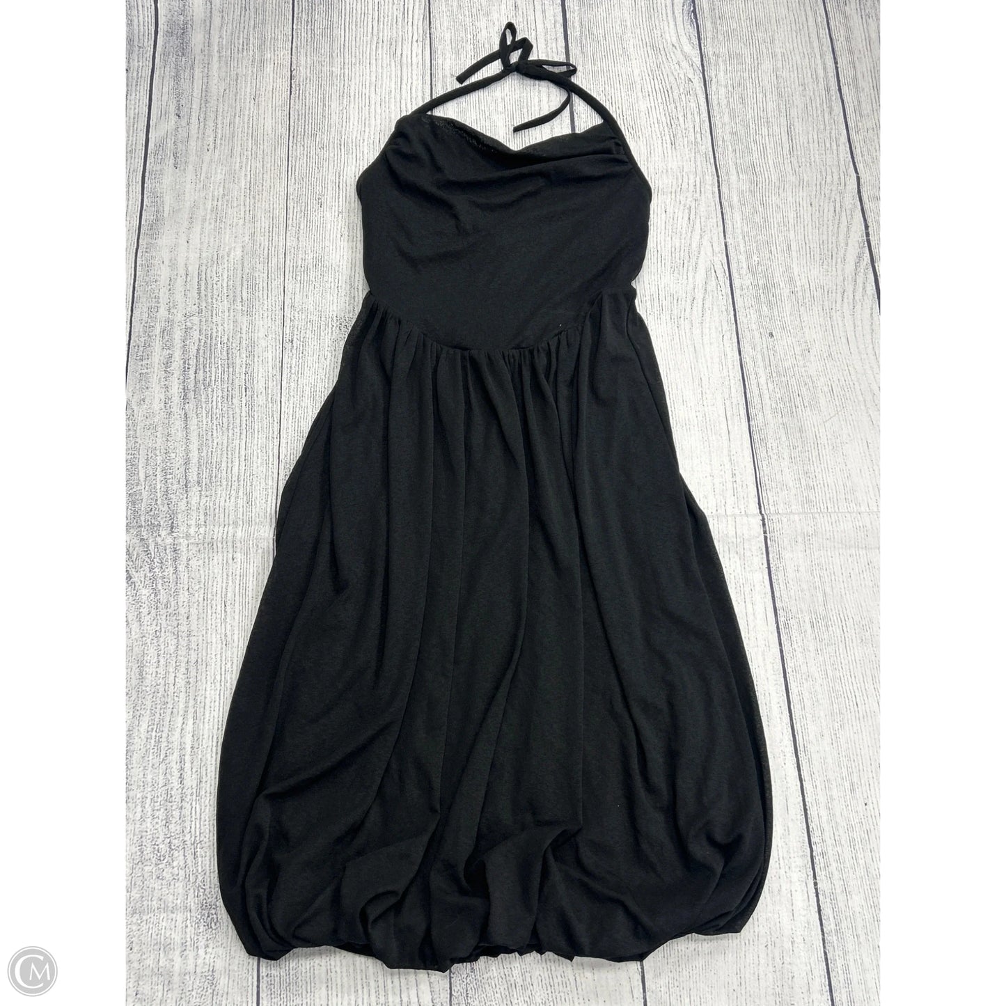 Dress Casual Midi By Anthropologie In Black, Size: 12