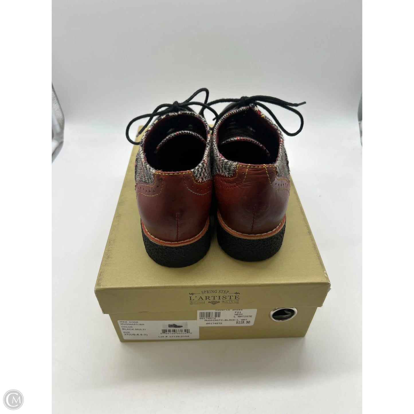 Shoes Flats By Spring Step In Brown, Size: 7