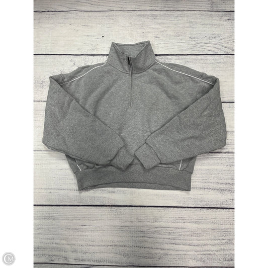 Athletic Sweatshirt Collar By Athleta In Grey, Size: S