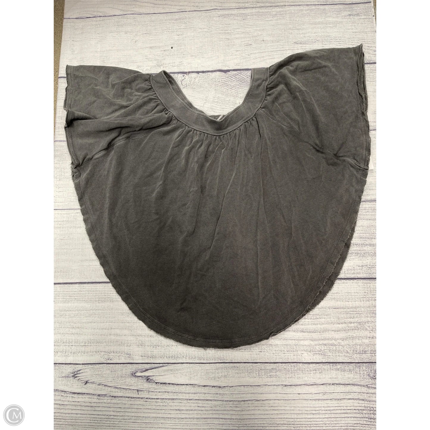 Top Short Sleeve By Free People In Grey, Size: M