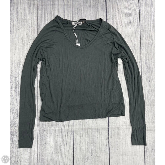 Top Long Sleeve By Cmc In Green, Size: M