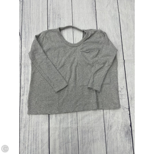 Sweatshirt Crewneck By Free People In Grey, Size: Xs