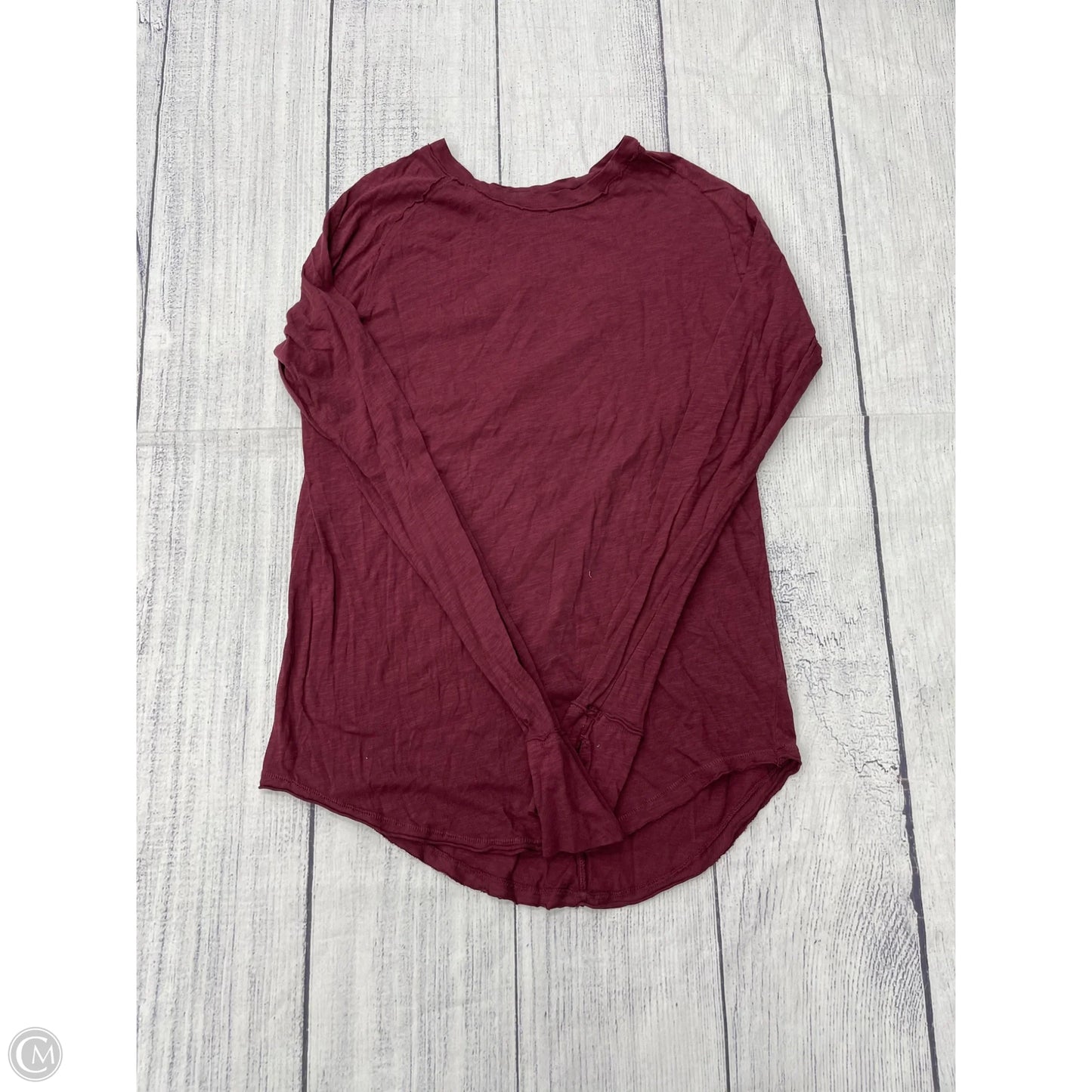 Top Long Sleeve By We The Free In Red, Size: S