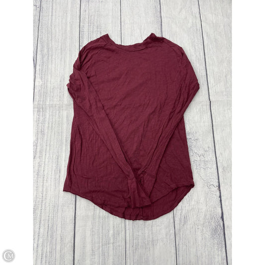Top Long Sleeve By We The Free In Red, Size: S