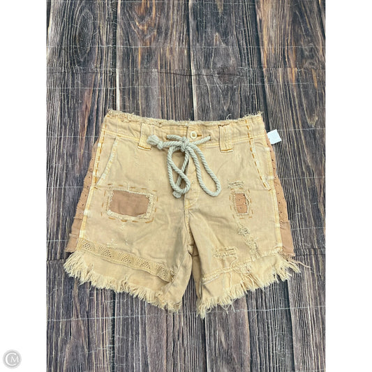 Shorts By Free People In Yellow, Size: Xs
