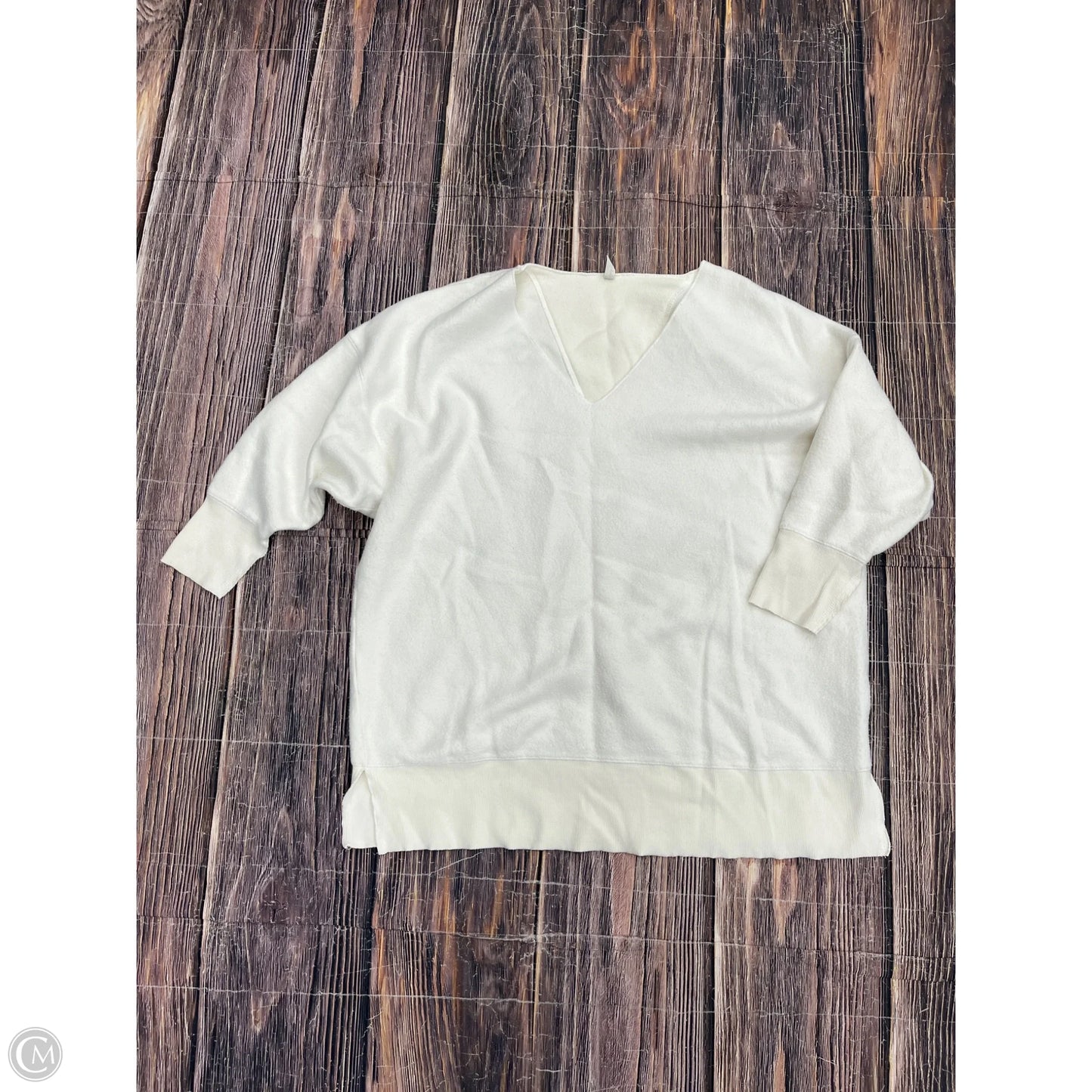 Sweatshirt Crewneck By Free People In White, Size: Xs