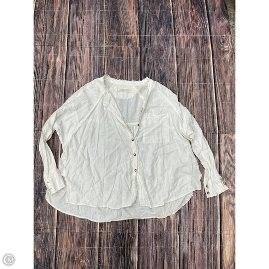Top Long Sleeve By We The Free In White, Size: Xs