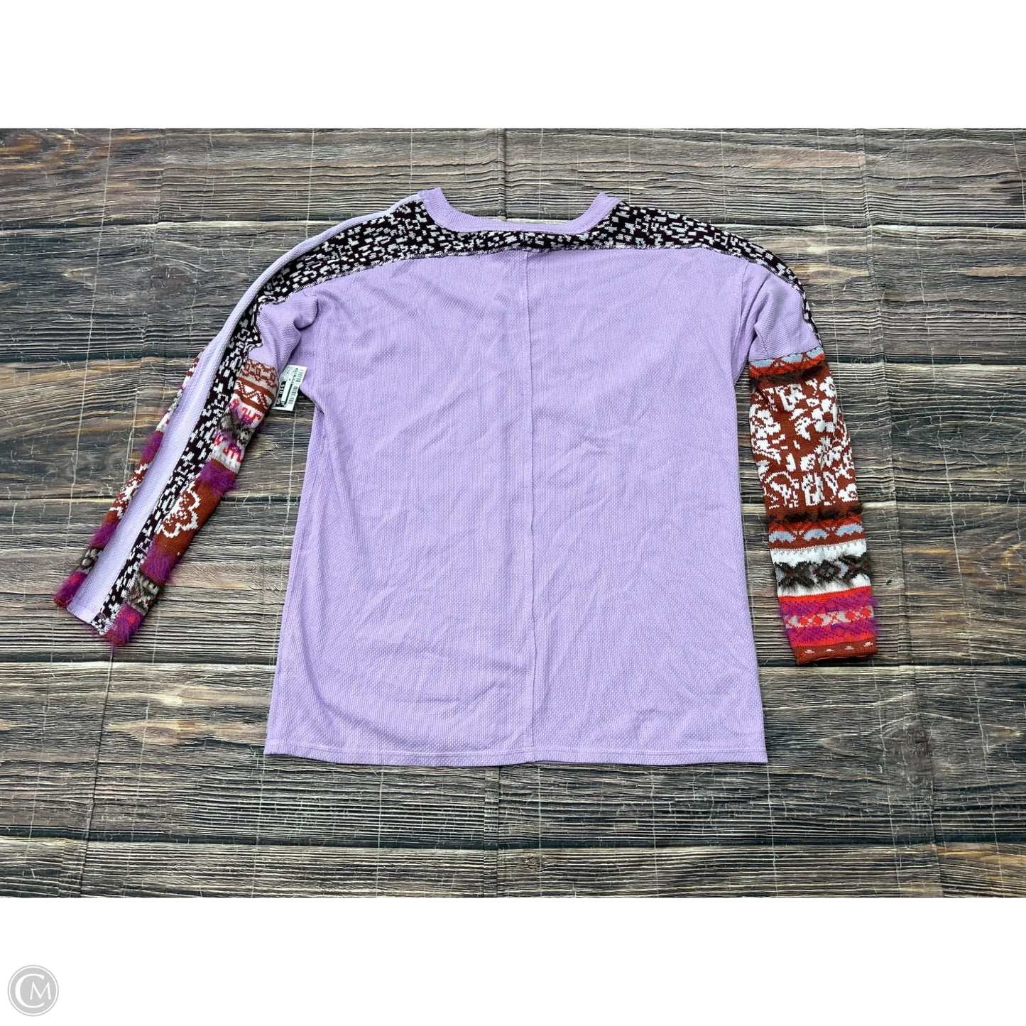 Top Long Sleeve By Free People In Purple, Size: M