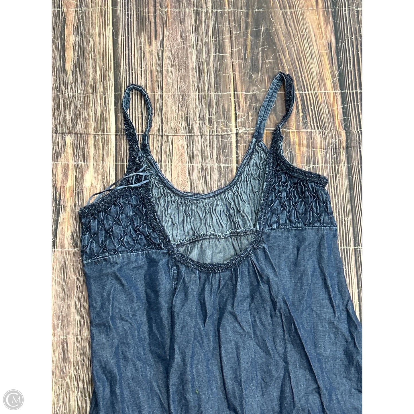 Dress Casual Maxi By Free People In Blue Denim, Size: S