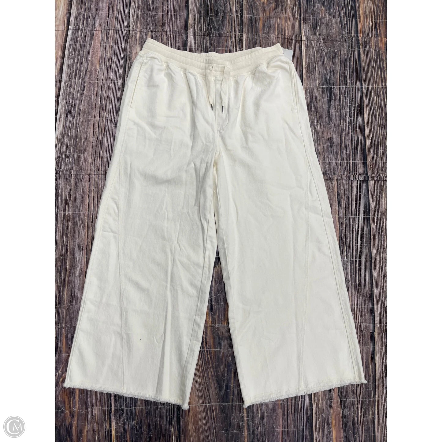 Pants Wide Leg By Aerie In Cream, Size: Xl