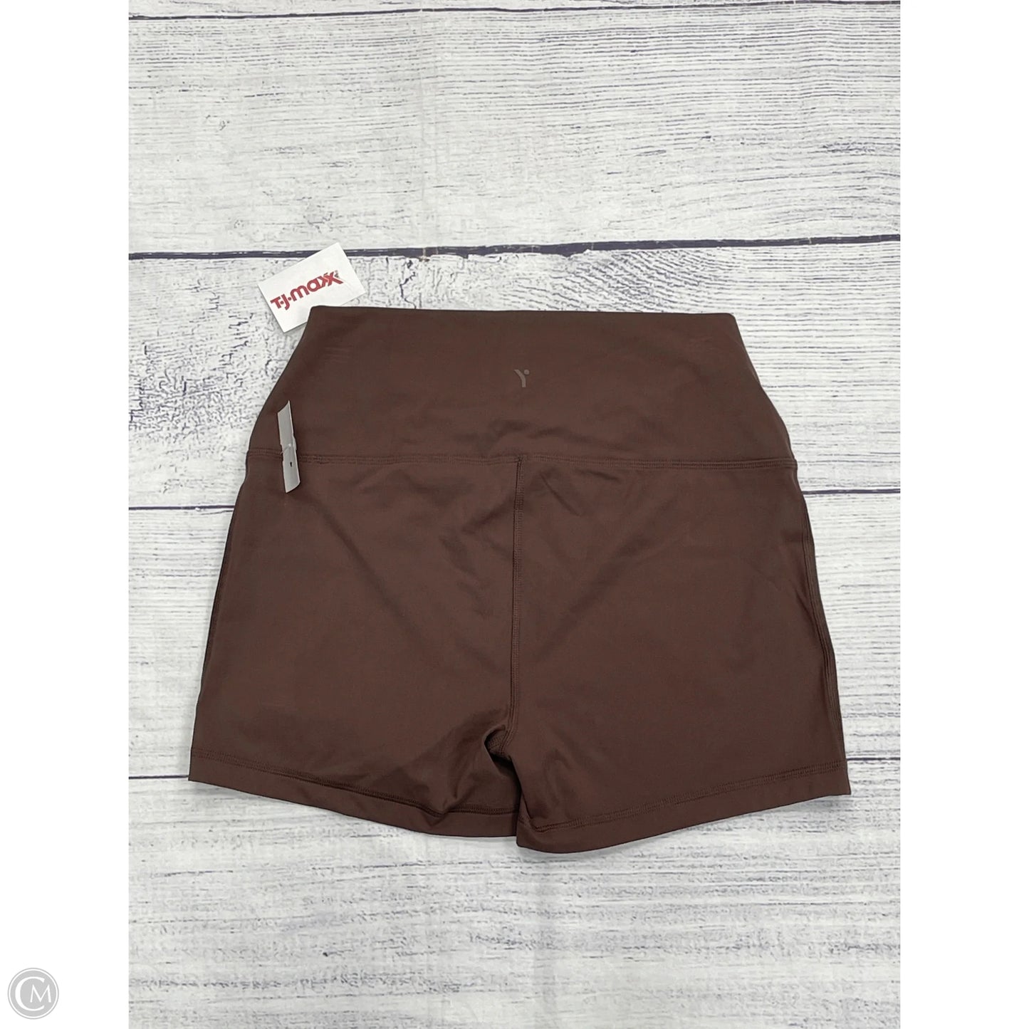 Athletic Shorts By Yogalicious In Brown, Size: Xl