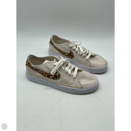 Shoes Sneakers By Nike In Animal Print, Size: 7