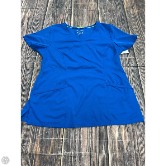 Top Short Sleeve By Clothes Mentor In Blue, Size: L