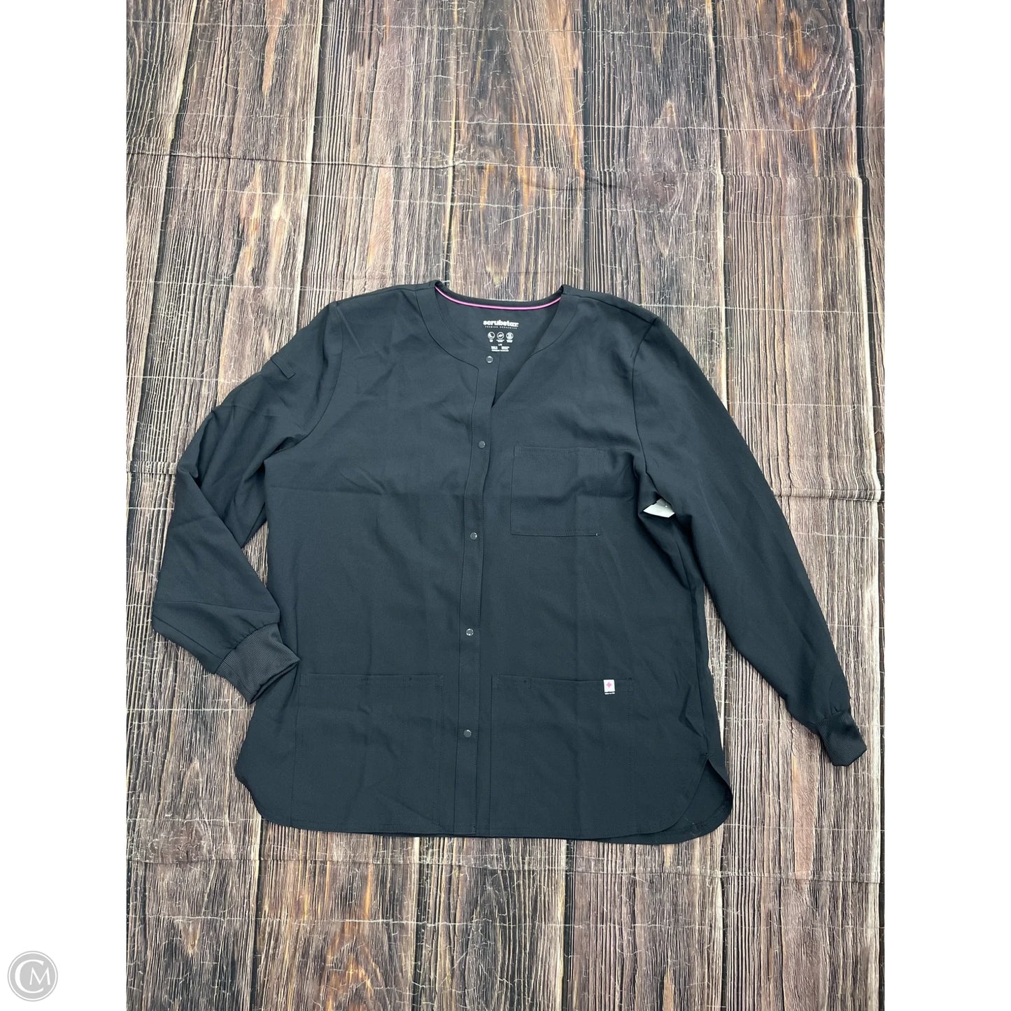 Top Long Sleeve By Clothes Mentor In Grey, Size: L
