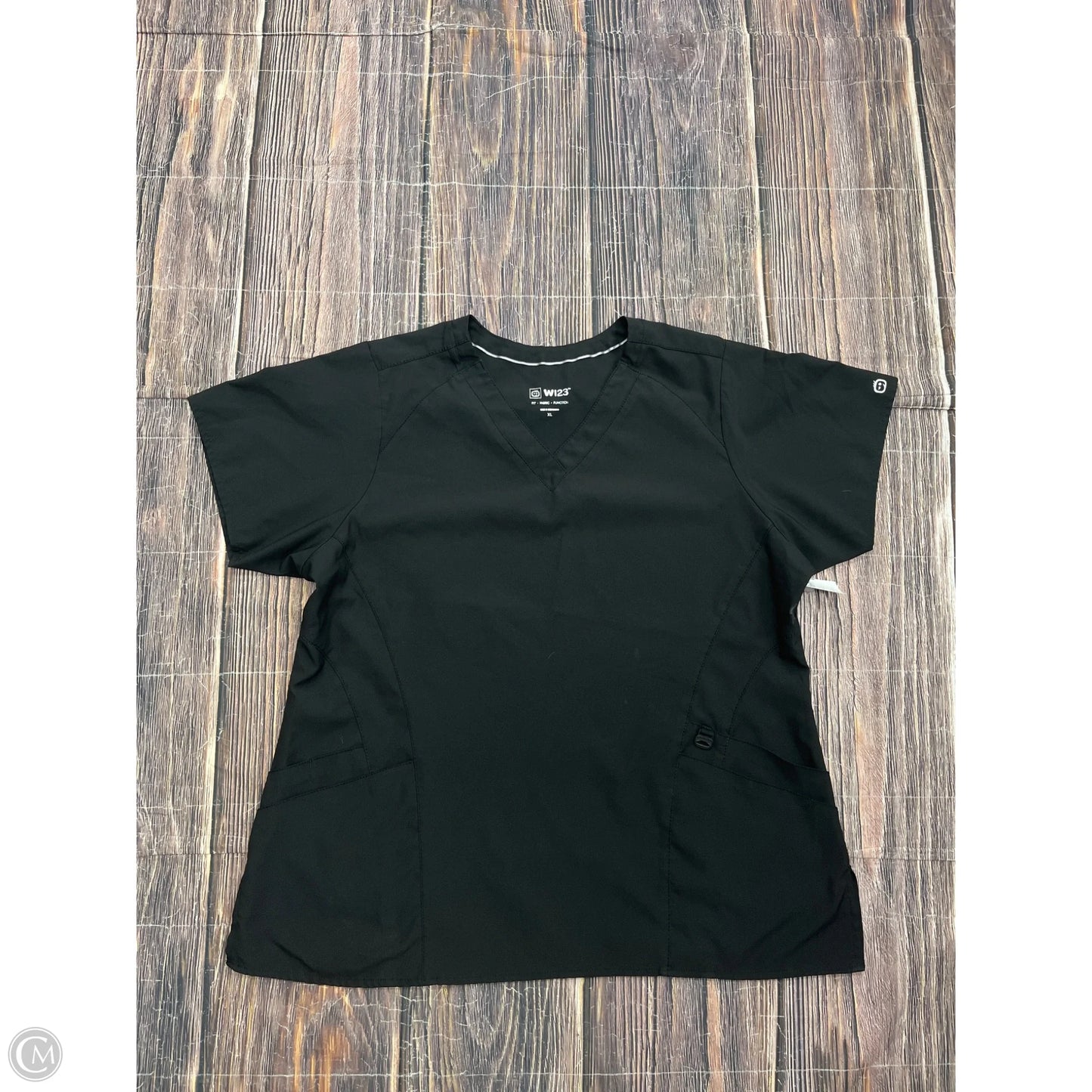Top Short Sleeve By Clothes Mentor In Black, Size: Xl
