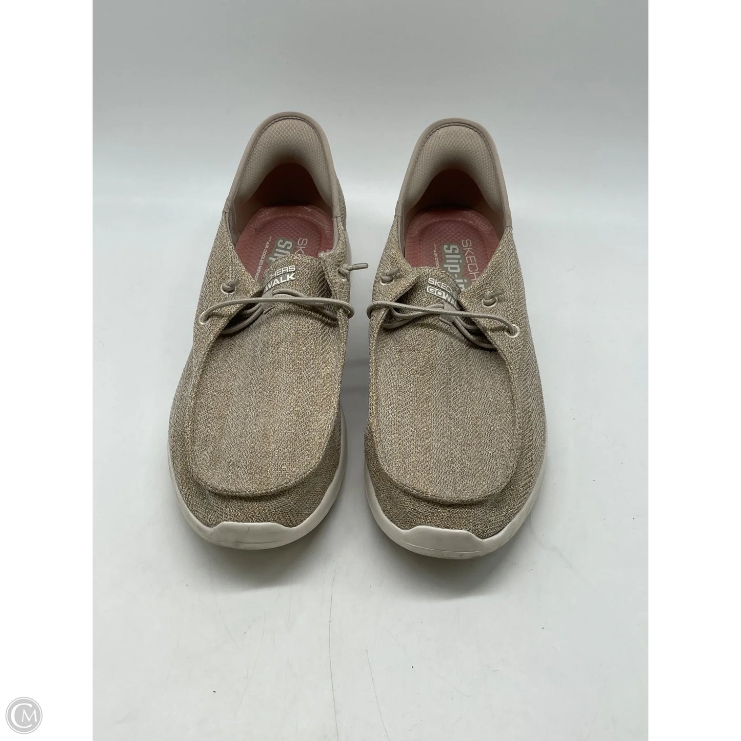 Shoes Flats By Skechers In Gold, Size: 11