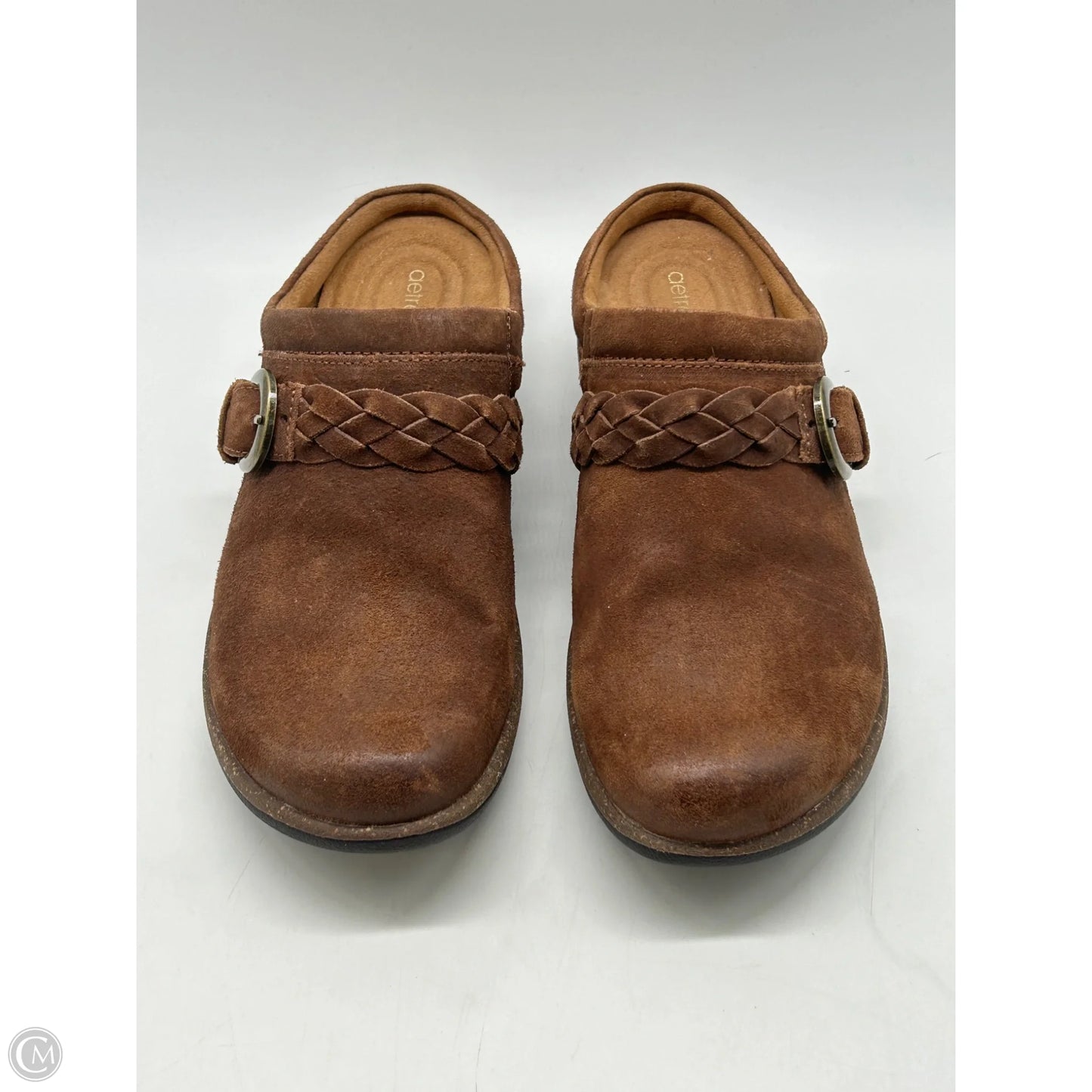 Shoes Flats By Aetrex In Brown, Size: 8.5