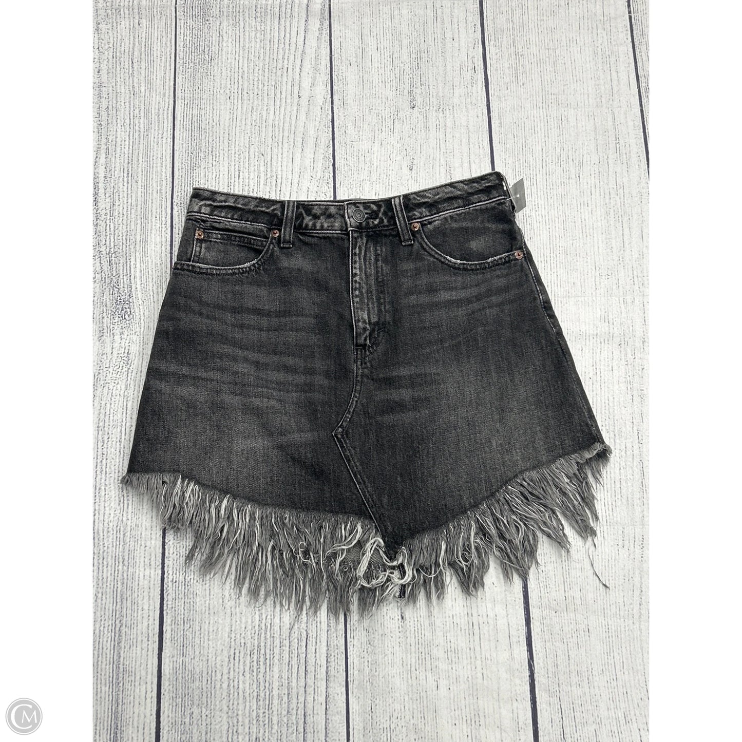Skirt Mini & Short By We The Free In Black Denim, Size: 4