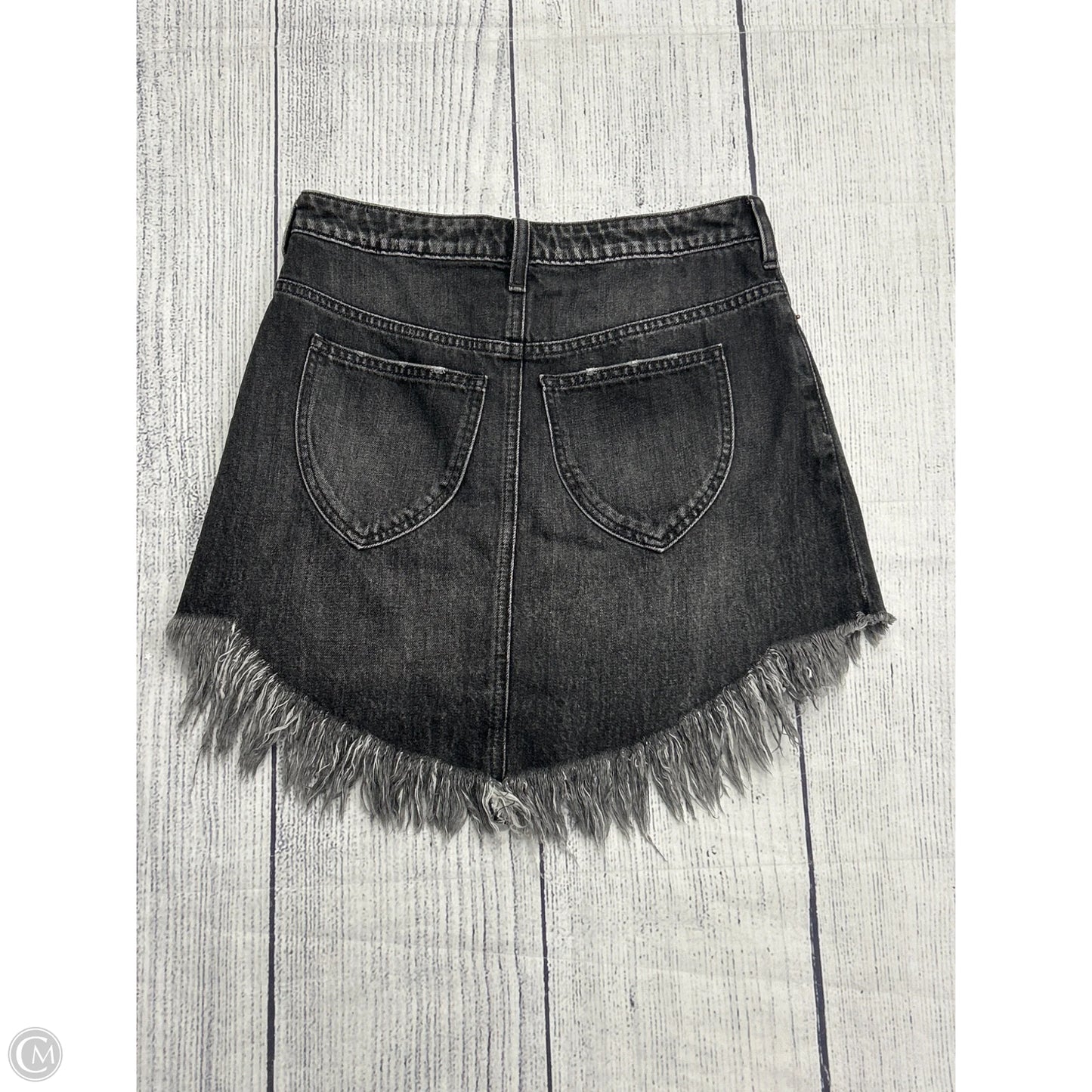 Skirt Mini & Short By We The Free In Black Denim, Size: 4