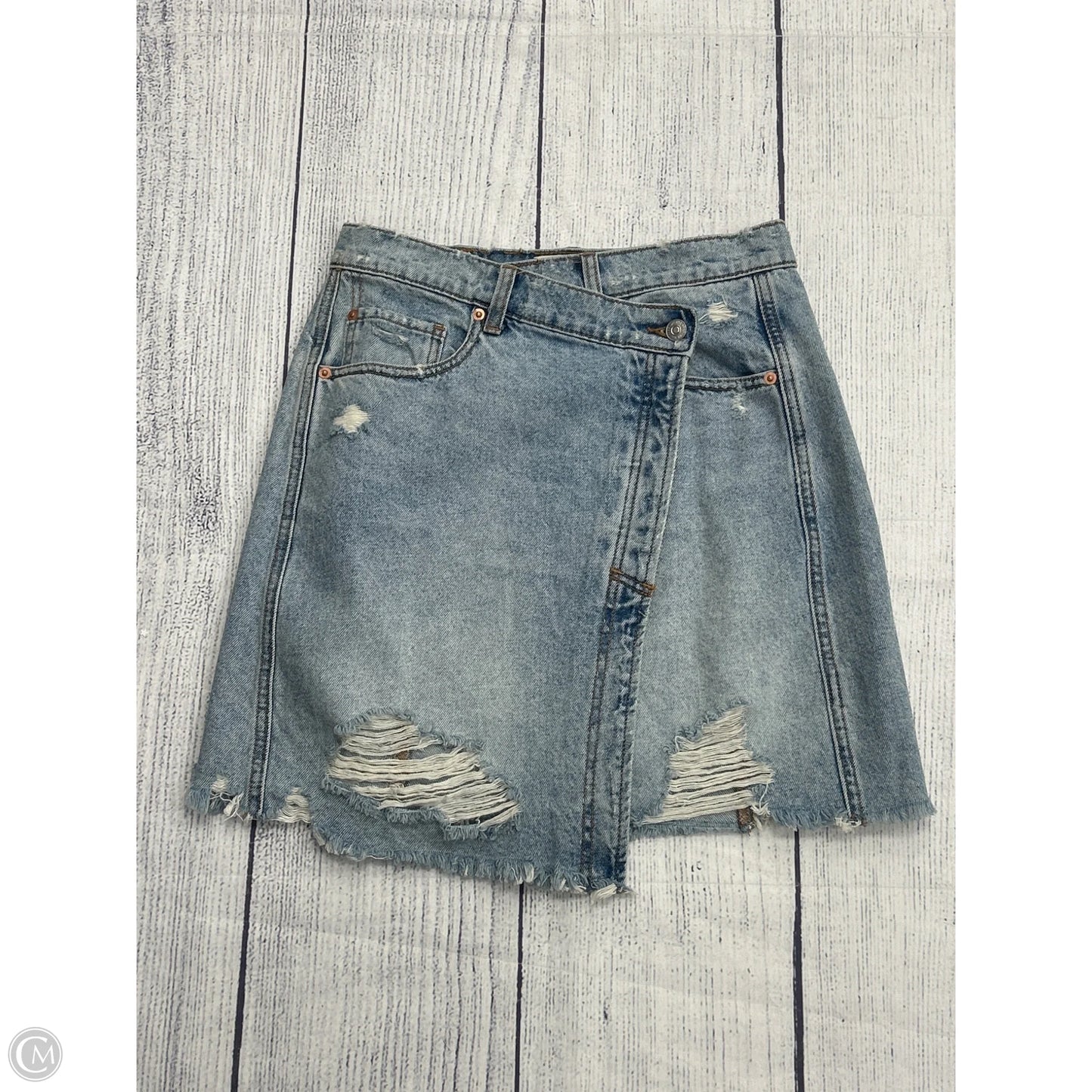 Skirt Mini & Short By We The Free In Blue Denim, Size: 4