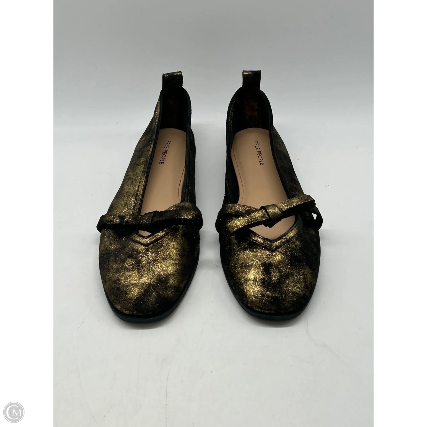 Shoes Flats By Free People In Gold, Size: 8