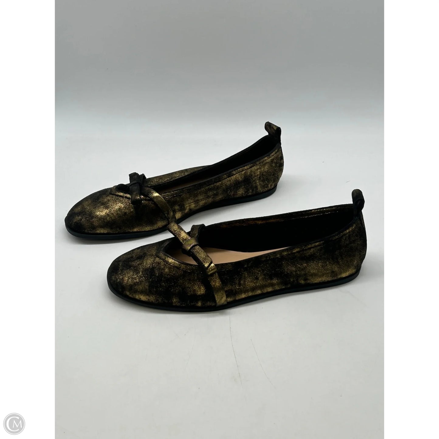 Shoes Flats By Free People In Gold, Size: 8