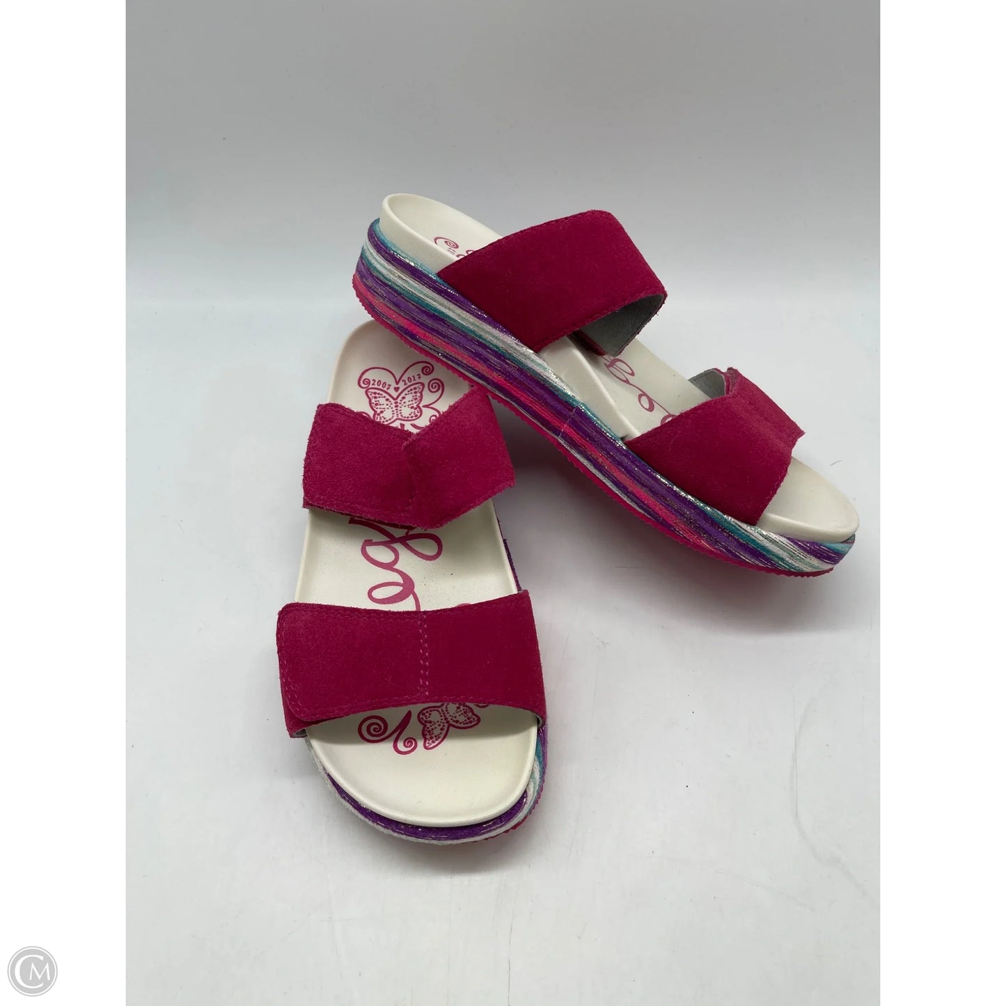 Sandals Flats By Alegria In Pink, Size: 8