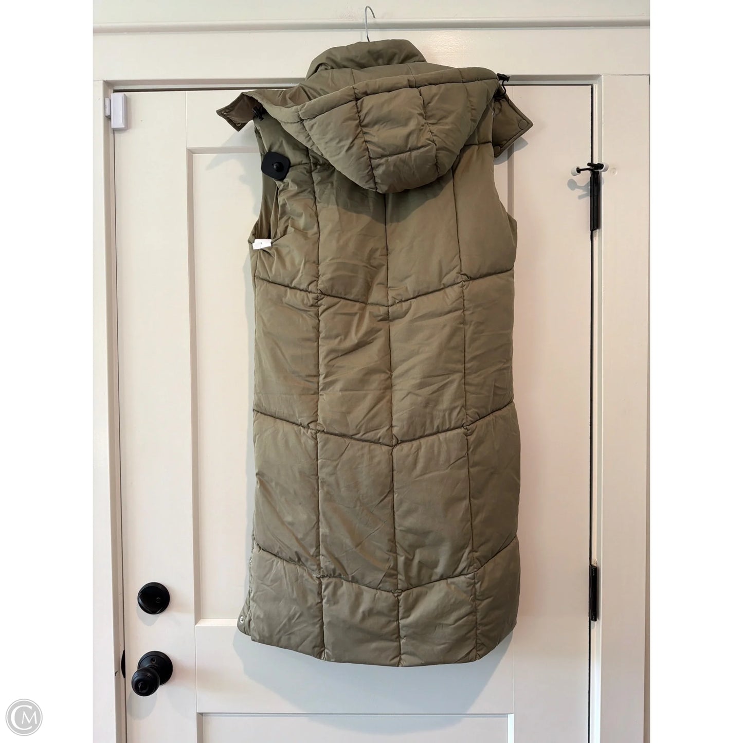 Vest Puffer & Quilted By Avec Les Filles In Green, Size: Xs