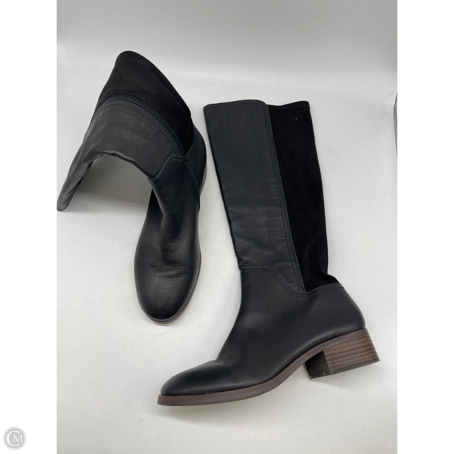 Boots Knee Flats By Lucky Brand In Black, Size: 9