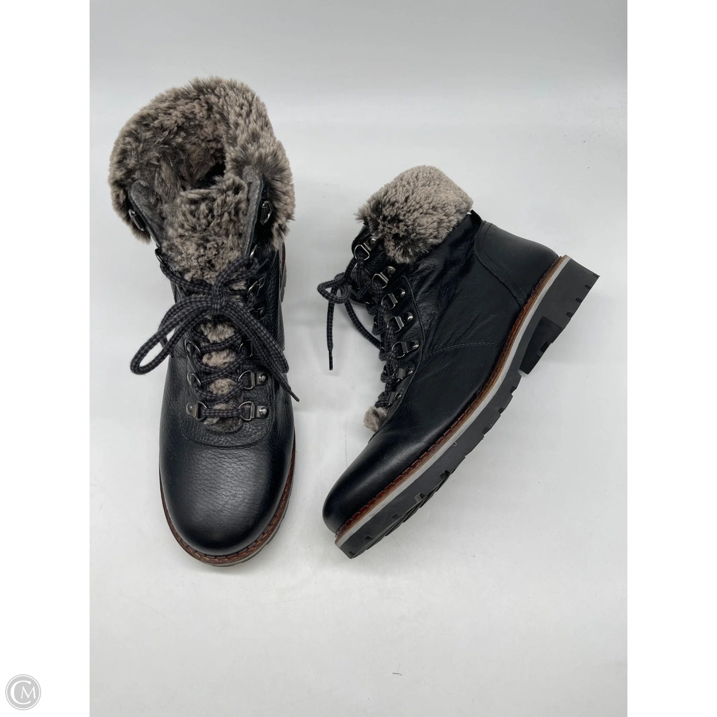 Boots Ankle Flats By Cmc In Black, Size: 9.5
