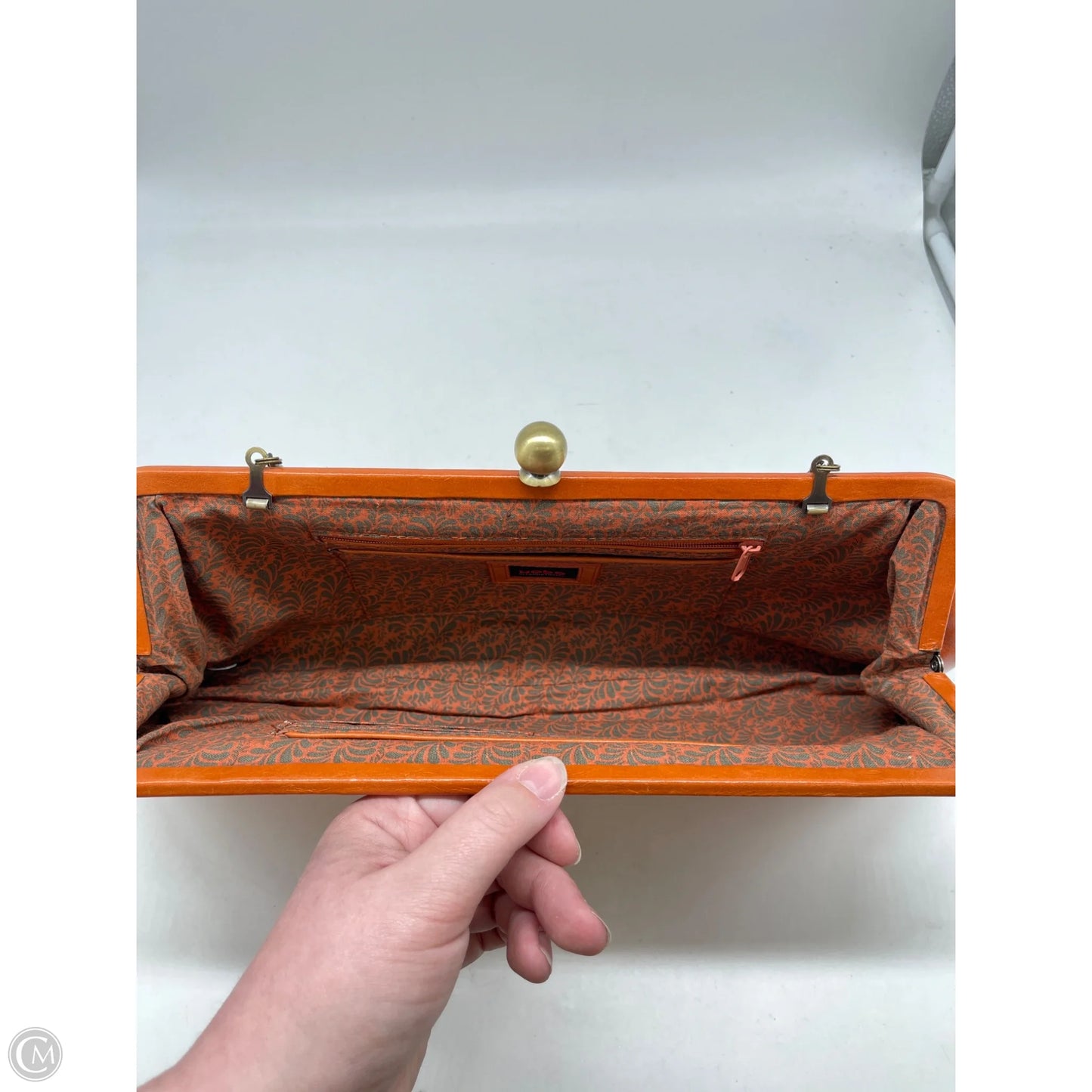 Handbag Leather By Hobo Intl, Size: Medium