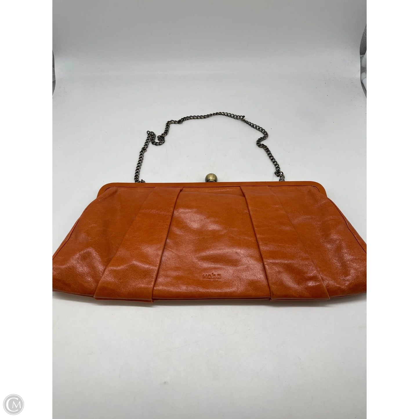 Handbag Leather By Hobo Intl, Size: Medium