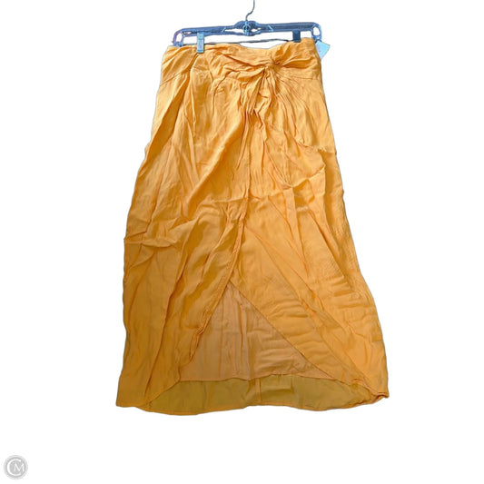 Skirt Maxi By Loft In Yellow, Size: 12