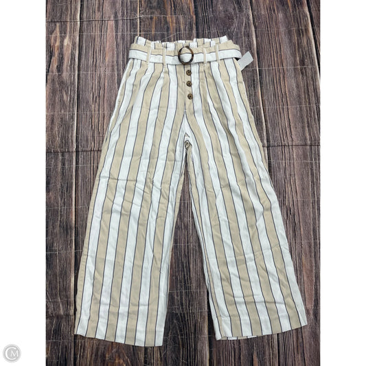 Pants Wide Leg By Abercrombie And Fitch In Tan, Size: Xs