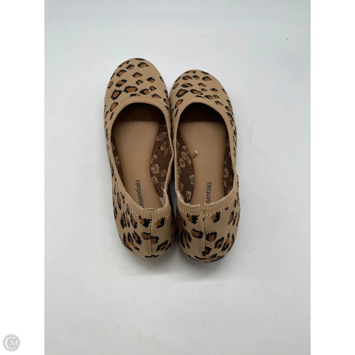 Shoes Flats By Amazon Essentials In Animal Print, Size: 8.5