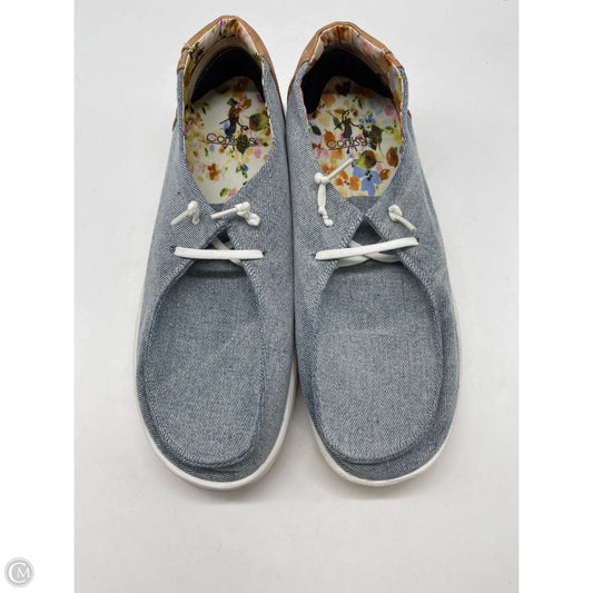 Shoes Flats By Corkys In Blue, Size: 10