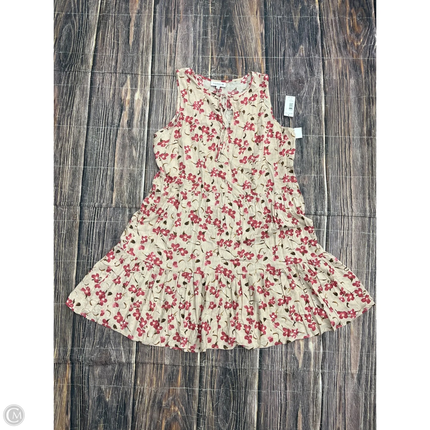 Dress Casual Short By Bobeau In Tan, Size: L