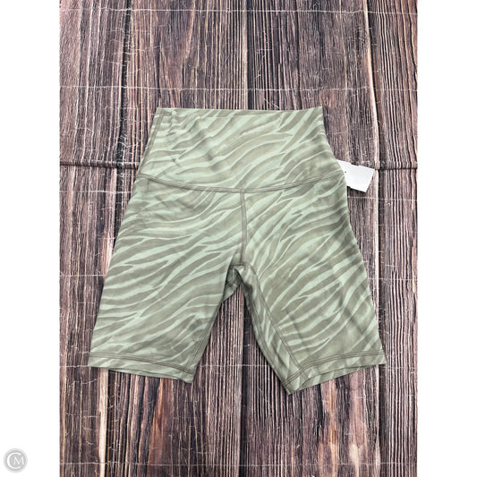 Athletic Shorts By Lululemon In Green, Size: 4