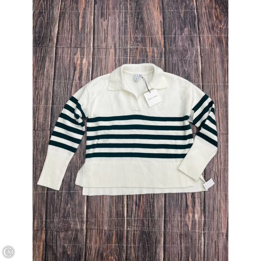 Sweater By Grace + Karma In Green & White, Size: M