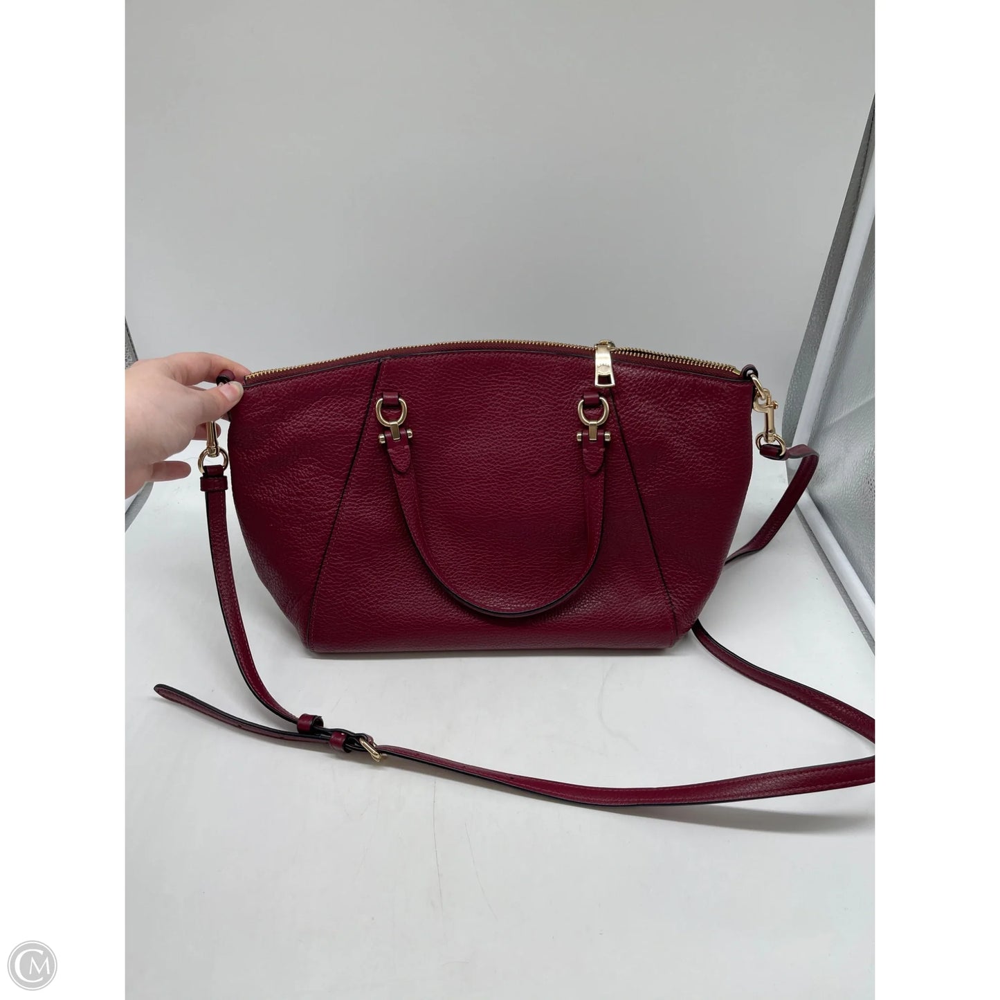 Crossbody Designer By Coach, Size: Medium