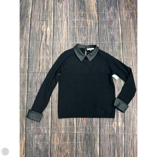 Top Long Sleeve By Sioni In Black, Size: M