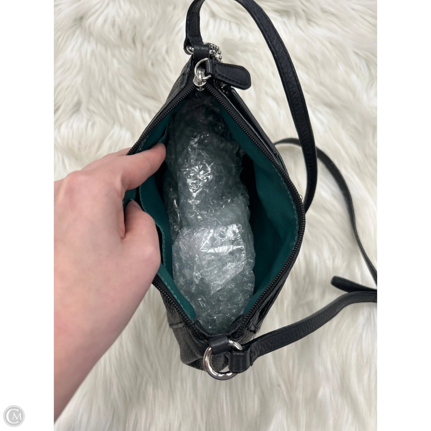 Crossbody Designer By Coach, Size: Small