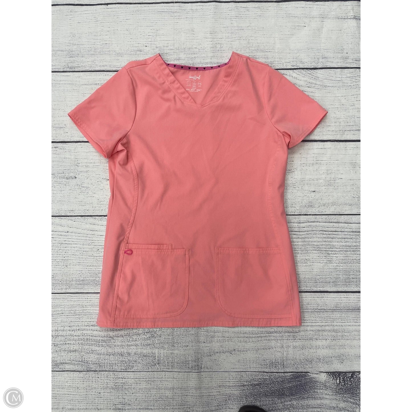 Top Short Sleeve By Clothes Mentor In Pink, Size: M